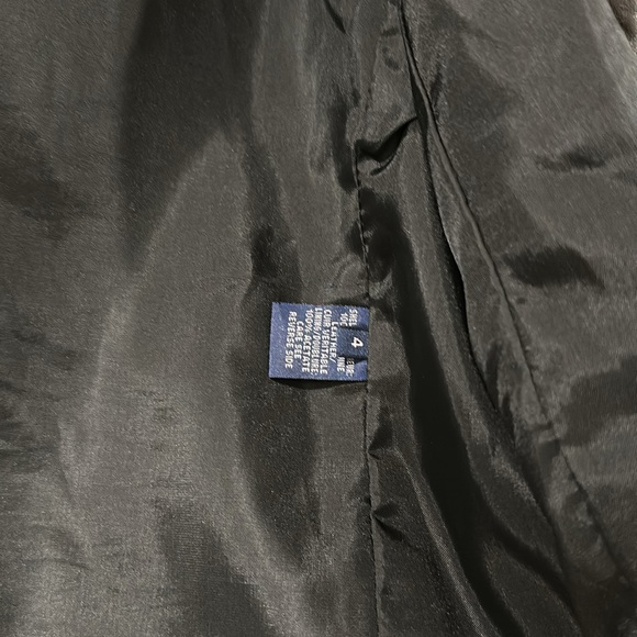 Ralph Lauren Sport blue label genuine leather jacket size 4 - Picture 7 of 9